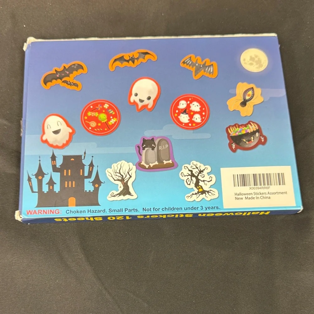 Halloween Sticker Set - 120 Sheets assorted Halloween theme stickers all new
